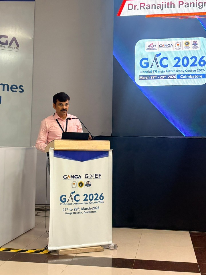 Ganga Arthroscopy Course GAC 2026 at GANGA Hospital, Coimbatore