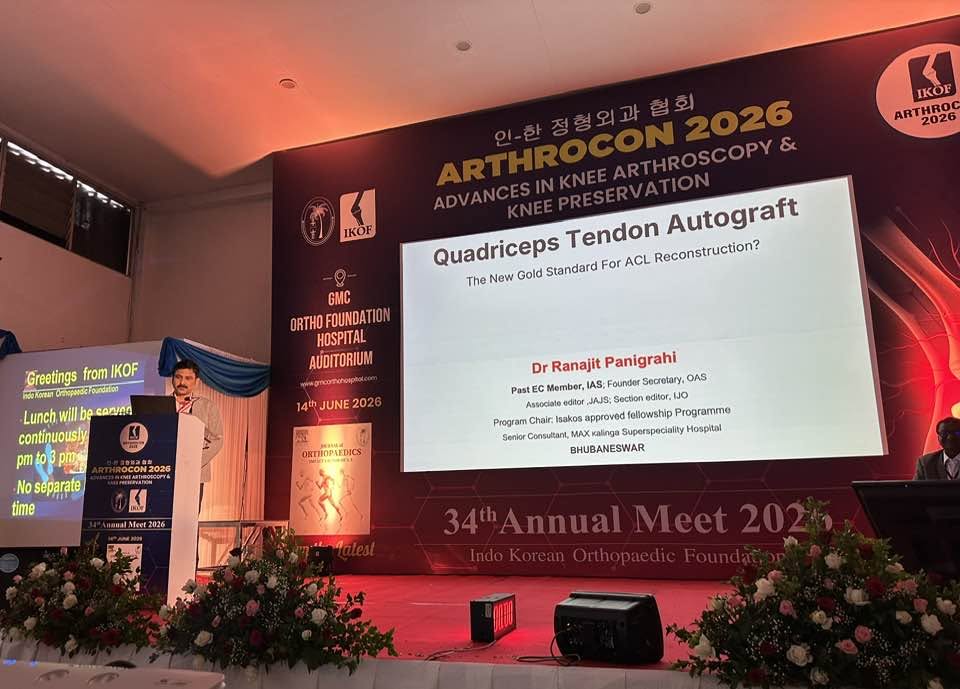 Honoured to be invited as Faculty at Arthrocon 2026, Calicut