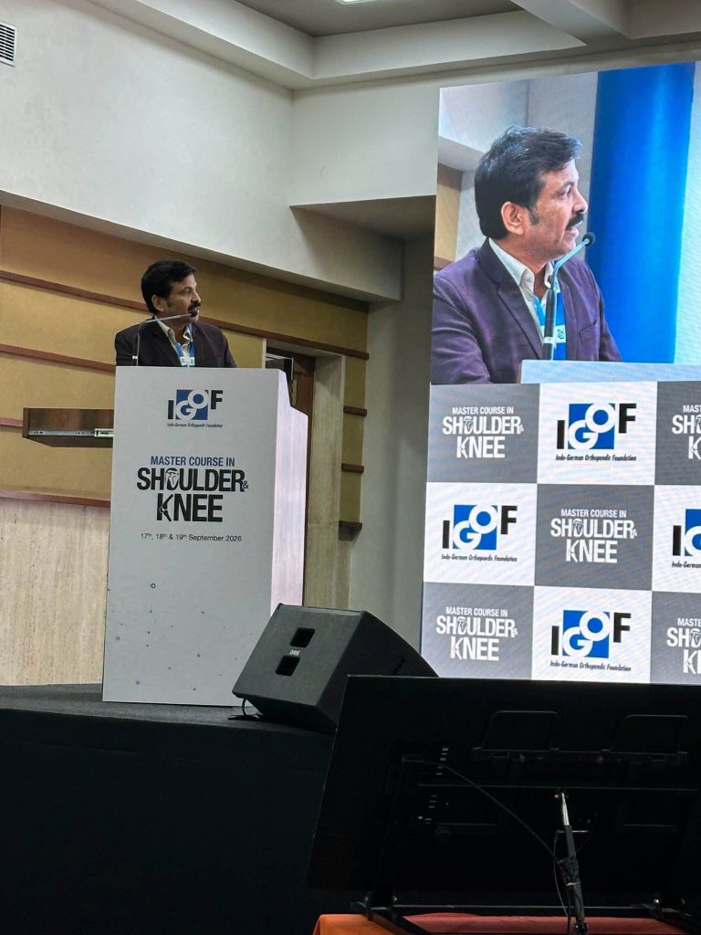 INVITED AS NATIONAL FACULTY FOR THE INDO GERMAN ORTHOPEDIC FOUNDATION(IGOF)